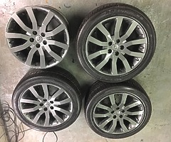 SET OF 20” RANGE ROVER SPORT ALLOYS IN GOOD CONDITION