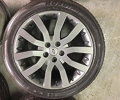 SET OF 20” RANGE ROVER SPORT ALLOYS IN GOOD CONDITION