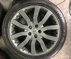 SET OF 20” RANGE ROVER SPORT ALLOYS IN GOOD CONDITION