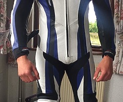 RST leather suit.