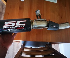 Ducati monster 821 sc project exhaust