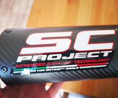 Ducati monster 821 sc project exhaust
