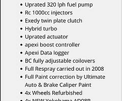 Mitsubishi evo 6 high spec