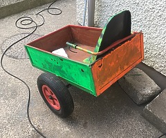 Here I have for sale is a kids tipping trailer either for a go kart or quad kids had lots of fun on 