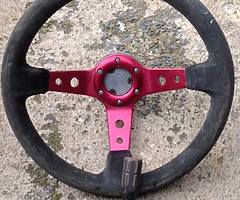 Belts, tank, pump, dash, steering wheel