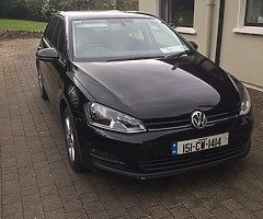 2015 Volkswagen Golf Black 1.6 TDI Bluemotion Match Edition Diesel - Image 2/10