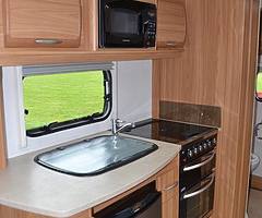 Lunar Clubman 2 berth touring caravan 2011 with new Kampa Fiesta awning - Image 3/10