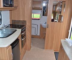 Lunar Clubman 2 berth touring caravan 2011 with new Kampa Fiesta awning - Image 6/10