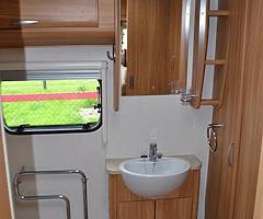 Lunar Clubman 2 berth touring caravan 2011 with new Kampa Fiesta awning - Image 7/10