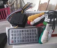 In car cd/dvd remote