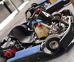 Two 200cc go karts
