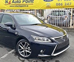 2015 LEXUS CT200H F'SPORT LUXURY EDITION HYBRID €180 ROAD TAX NEW NCT UNTIL 2021