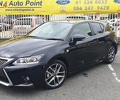2015 LEXUS CT200H F'SPORT LUXURY EDITION HYBRID €180 ROAD TAX NEW NCT UNTIL 2021 - Image 3/10