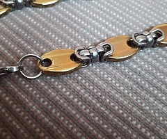 Nice plated gold and silver chain