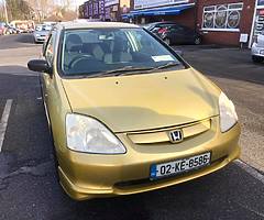 Honda civic taxed and tested