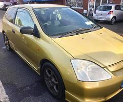 Honda civic taxed and tested