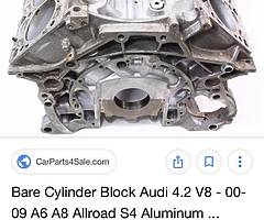Looking for v8 bare block cracked damaged chipped doesn’t matter