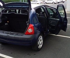 Renault Clio 1,1 litr, 2005 New NCT until. 9/20 TAX till. 9/19 very low miles - Image 10/10