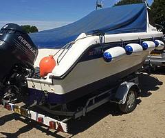 2005 Warrior 175, 90hp src 7 trailer - Image 3/10