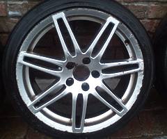 Audi Alloys With Tyres 225 40 18