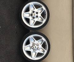 Mint 18” mondials with 5x112 adapters