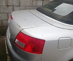 Crashed audi