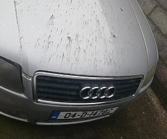 Crashed audi