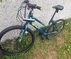 Bicycle included with lock. Good price only serious people. send message to seller