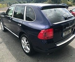 2004 Porsche Cayenne 4.5 S V8 340bhp 165k mls in Dark Sea Blue with Tan Leather Interior. 4950