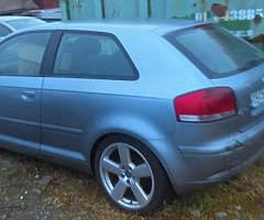 AUDI A3 FOR BREAKING