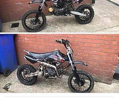 2014 pitbike cant get it started was running the wouldnt start again open to offers/swaps