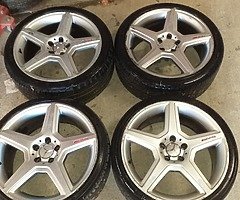 Genuine Mercedes AMG alloys 19s