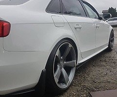 Audi a4 b8 front lip, skirts extensions ans rear spats