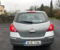 2008 nissan tiida, nct 13/11/19 , tax 07/19