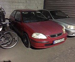 2 honda civics