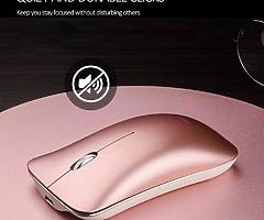 Wireless Mouse, Inphic Slim Silent Click Rechargeable 2.4G Wireless Mice 1600DPI Optical Portable US
