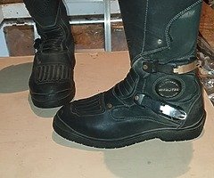 Motorbike touring boots size 7