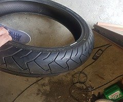Motorbike frony tyre