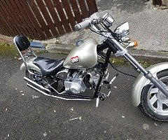 110cc mini chopper like new!