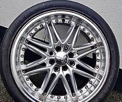 Lenso alloy wheels x4