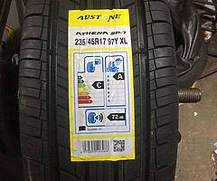 New tyres