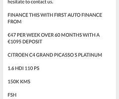 2013 C4 Citroen Finance this car from €47 P/W - Image 9/10