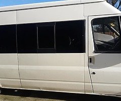 Breaking 2.4 Ford transit minibus