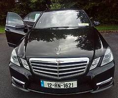 BLACK MERCEDES E250 CDI Sport AMG 2012