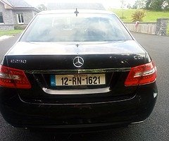 BLACK MERCEDES E250 CDI Sport AMG 2012 - Image 4/6