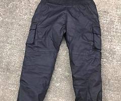 Textile motorbike trousers
