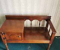 Vintage telephone table