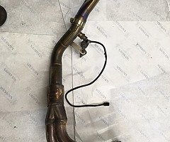 Cheap Yamaha R6 full decatted exhaust
