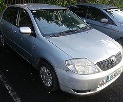 Toyota corolla