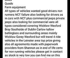 Car van jeep wanted today